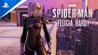 Marvel's Black Cat Felicia Hardy Mod in Marvel's Spider-Man Miles Morales PC