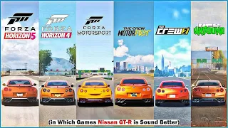 Nissan GT-R Top Speed in FM8, FH5, FH4, FH3, Motorfast, Crew 2, NFS Unbound, NFS Heat, Assetto Corsa