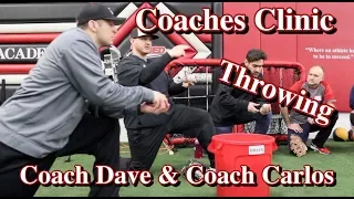 Zoned Coaches Clinic Throwing with Coach Dave and Coach Carlos