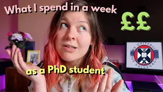 What I spend in a week as a 25 year old PhD student living in the UK (Edinburgh University)