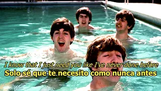 Help ! - The Beatles (LYRICS/LETRA) [Original]