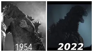 EVOLUTION OF GODZILLA Roar (1954-2022)