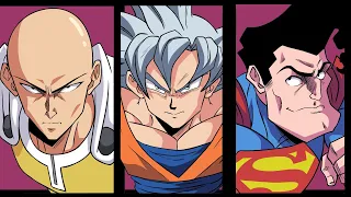 SAITAMA x GOKU x SUPERMAN