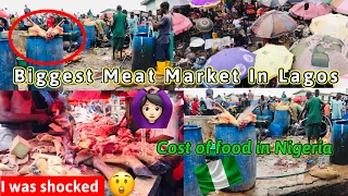 Market Vlog! Recent Food Price In Lagos Biggest Meat Market, Nigeria