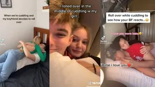 Roll Over While Cuddling to See Bf Reaction (Tiktok Compilation)