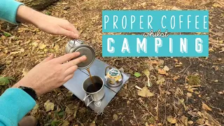 How to use the Bestargot Coffee French Press - Tipi Wild Camping