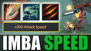 Double Hit (0.26s) Imba Attack Speed Ursa Passive [Fury Swipes + Double Attack] Dota 2 Ability Draft