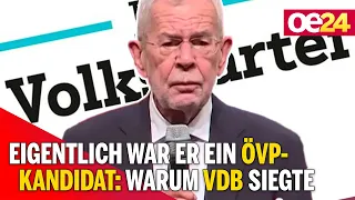 Eigentlich war er ein ÖVP-Kandidat: Warum VDB siegte