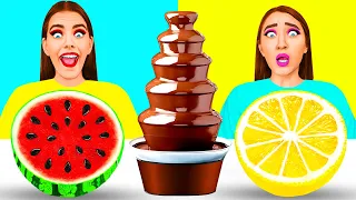 Schoko-Brunnen Challenge | Lustige Food Challenges von CRAFTooNS Challenge