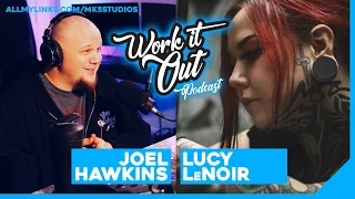 Guest Lucy LeNoir: Ron Swanson, Chris Pratt, The Tour Life, Crazy LA  | Work It Out Podcast EP005