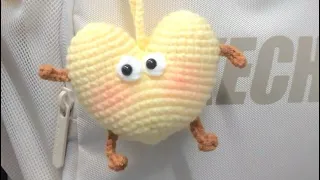 Heart Crochet Tutorial | Móc bé trái tim cute 🫶🏻#handmade #crochet #diy