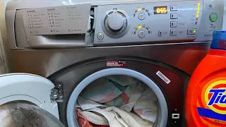 Hotpoint - towels on wool 40c! (Very unbalanced)