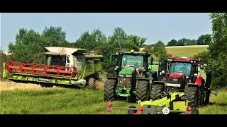 Žně 2022/ Řepka/ Claas, John Deere, Case/ HD