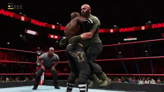 WWE Bobby Lashley vs Braun Strowman raw 22/2/2021