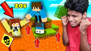 Minecraft : LAVA RISES IN EVERY 20 Second !!!! Perfect Gaming Machan | PGM |