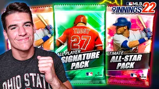 WE ARE BACK! 3 Sig & All-Star Player Pack Opening! - MLB 9 Innings 22