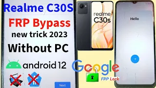 Realme c30s (rmx3690) Frp bypass | Without pc | New method 2024 Frp Lock Remove