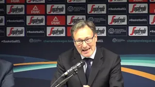 Patrick Comninos Press Conference (Bologna) - Basketball Champions League