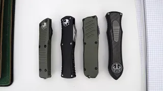 What Is The Best OTF? Microtech VS Guardian Tactical VS Hawk Deadlock! Automatic Knife Comparison!