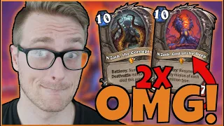 UNBREAKABLE WALL? DOUBLE N'ZOTH TAUNT Druid CANNOT be BEAT | Darkmoon Faire | Wild Hearthstone