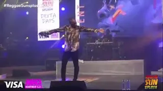 Dexta Daps perform " call me if " at reggae Sunsplash 2020