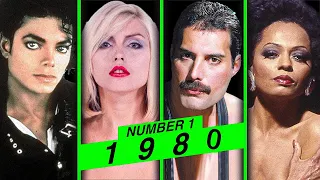 Number One Songs of 1980 - Billboard Hot 100 Number One Hits of 1980.
