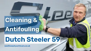 Cleaning & Antifouling a Dutch Steeler 59 | South Coast Yacht Care