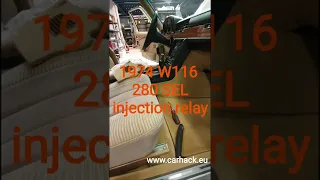 Mercedes 280 SE main injection relay location