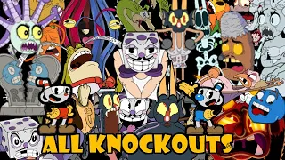 The Biggest Collection Of Cuphead Knockouts ( DLC & Fan Made Included )