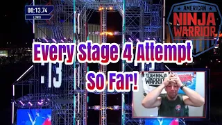 Every Stage 4 Climb on American Ninja Warrior So Far (2022)