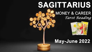 SAGITTARIUS MONEY & CAREER TAROT "GOOD NEWS THAT OPENS A NEW PATH! A WEIGHT IS LIFTED" May-June 2022