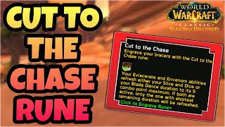 Cut to the Chase (Rogue Rune) - Season of Discovery