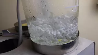 boiling water in vacuum chamber