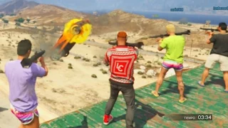 COCHES vs RPGs ¡¡FINAL INCREIBLE!! - Gameplay GTA 5 Online Funny Moments (GTA V PS4)