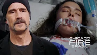 Crossover Chicago | Filha de Olinsky está gravemente ferida | CHICAGO FIRE 5x15