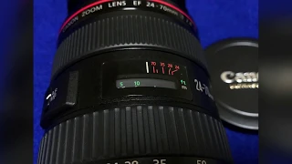 Canon lens EF24 ~ 70mm f / 2.8 service