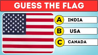 Guess the Country by the Flag Quiz 🌏🤔🏁| can you guess the 50 Flags?