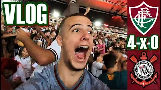 FRED ETERNO! Fluminense 4x0 Corinthians - VLOG NA ARQUIBANCADA