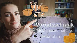 Vorratsschrank ausmisten Bestandsaufnahme, Ein Monat Low Budget leben, Geld sparen, Mealpan