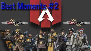 Best moments #2 APEX LEGENDS Военные игры день первый