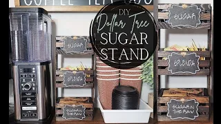 DIY Coffee Bar - Sugar Stand - Dollar Tree