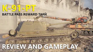 World of Tanks K-91-PT Review and Gameplay