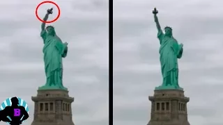 5 Moving Statues captured on video