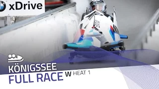 Königssee | BMW IBSF World Cup 2016/2017 - Women's Bobsleigh Heat 1 | IBSF Official