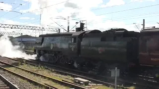 Southern Battle of Britain Class 4-6-2 no: 34067 Tangmere & 57315 @ Carlisle {1Z58} 20/04/2024.