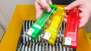 SHREDDING LIGHTERS! AWESOME VIDEO!