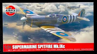 In-Box browse Airfix Supermarine Spitfire Mk.IXc, 1 24 - new tool!