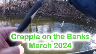 Prespawn Crappie Fishing Arkansas River On the Banks