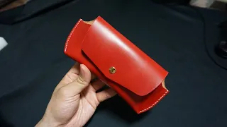 가죽 선글라스 케이스 만들기 [Sunglasses Leather Case DIY]