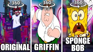 360º VR Verbalase Hide Away VS Peter Griffin in Chase - Hide Away VS Sponge Bob in Chase - Hide Away